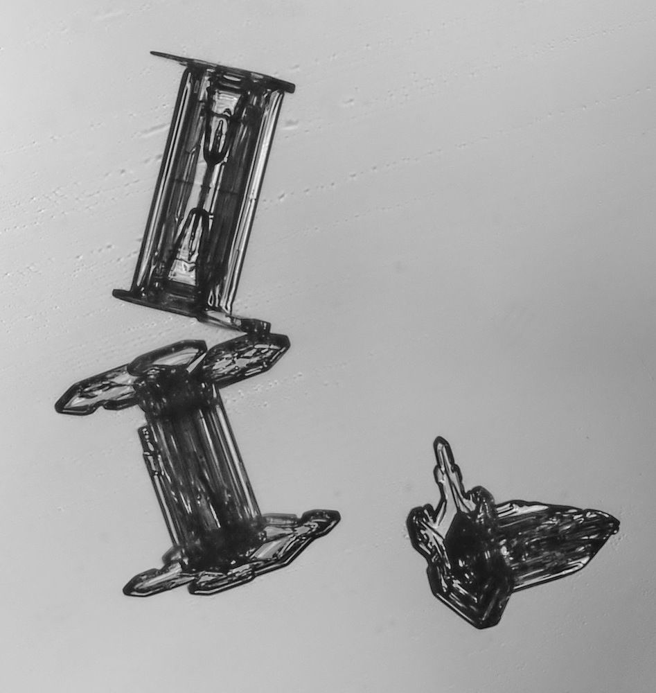 Формирование снежинок