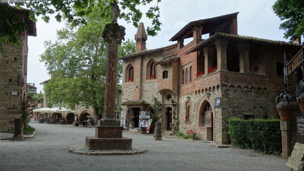 Grazzano Visconti, valle del fiume Nure.