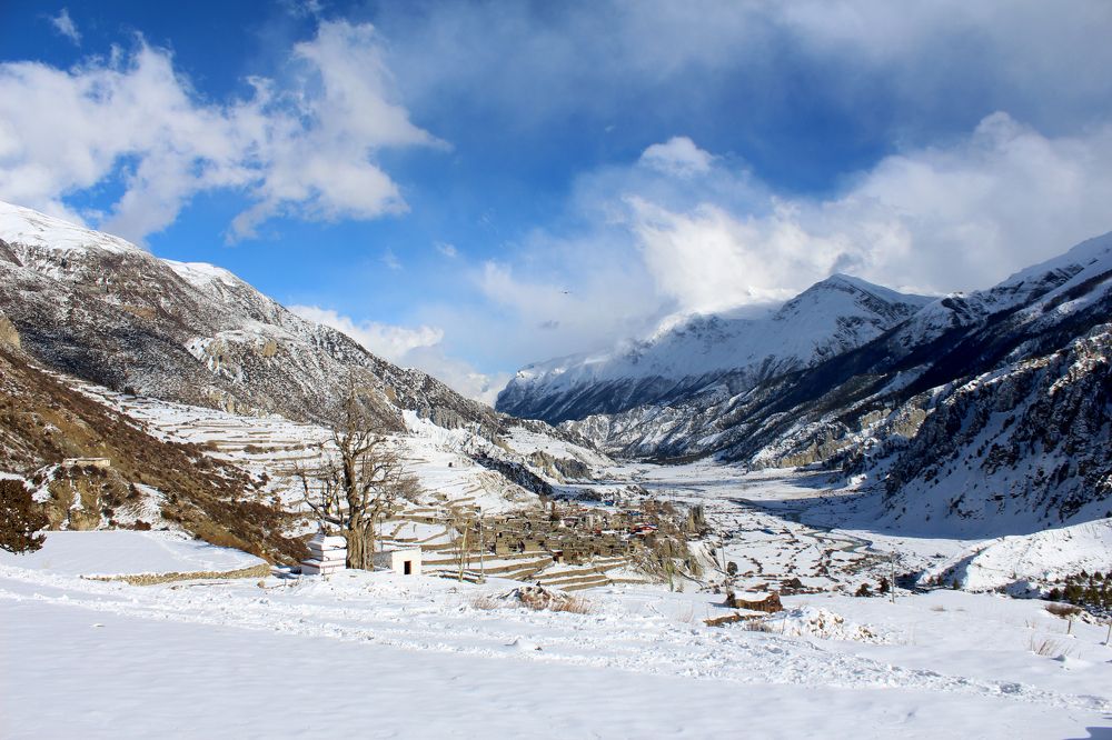 Непальская деревушка.