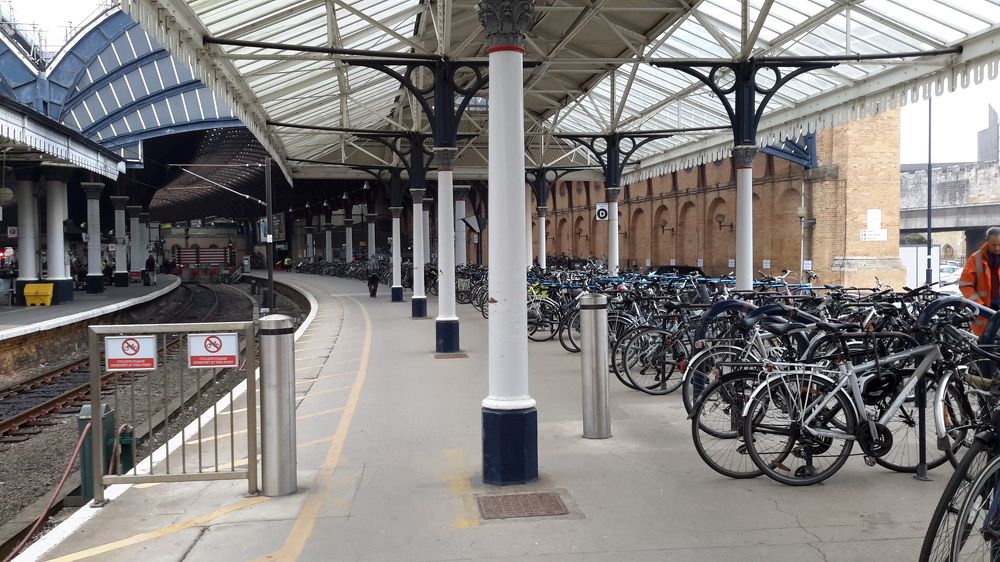 from the train station