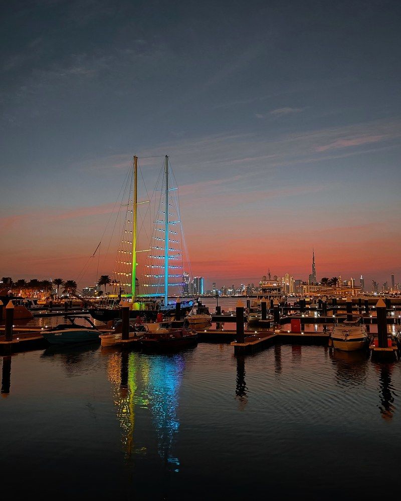 A calm sunset, reflecting the beauty around it.