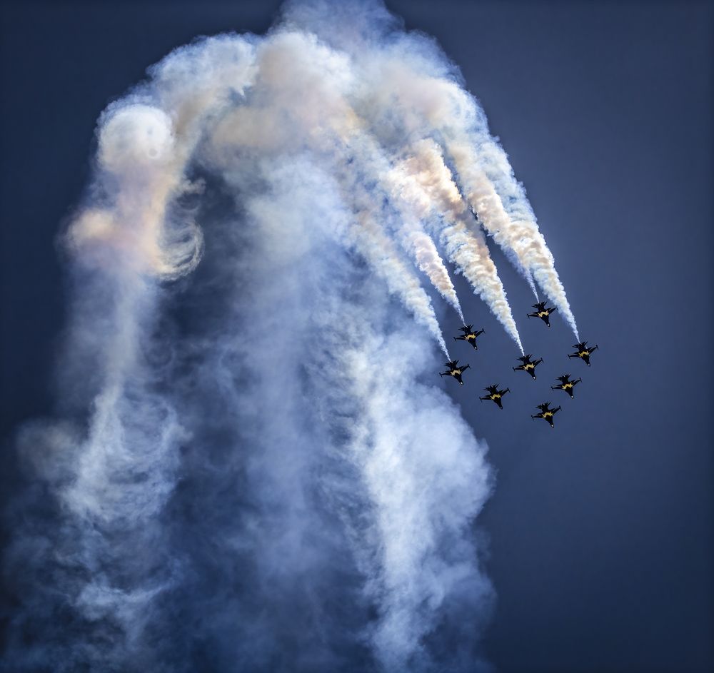 Korean Airforce Black Eagles at Singapore Airshow 2024