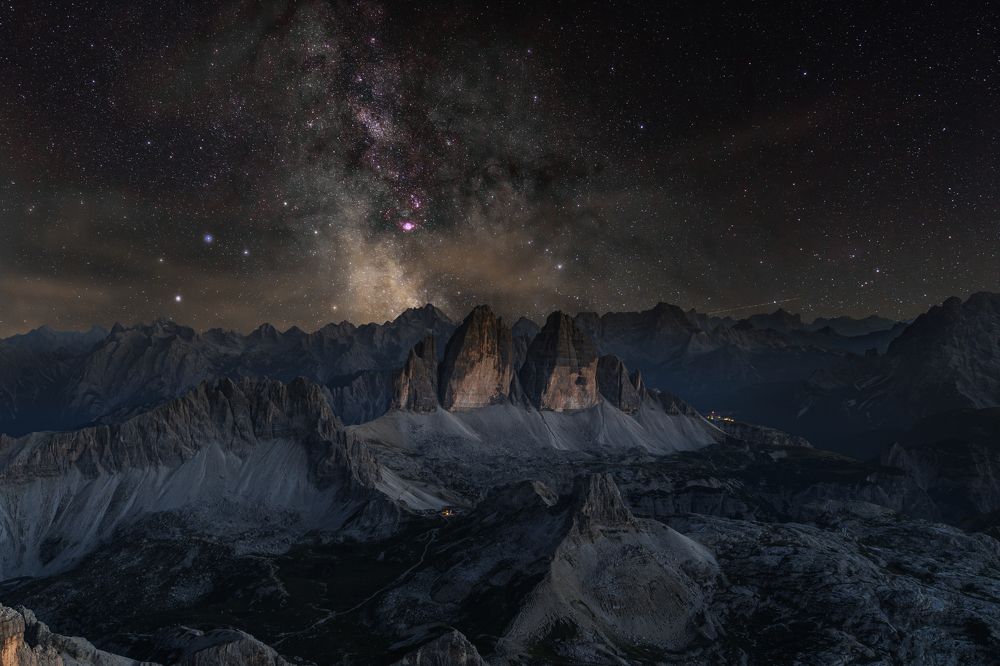 via Lattea sopra le Tre cime di Lavaredo