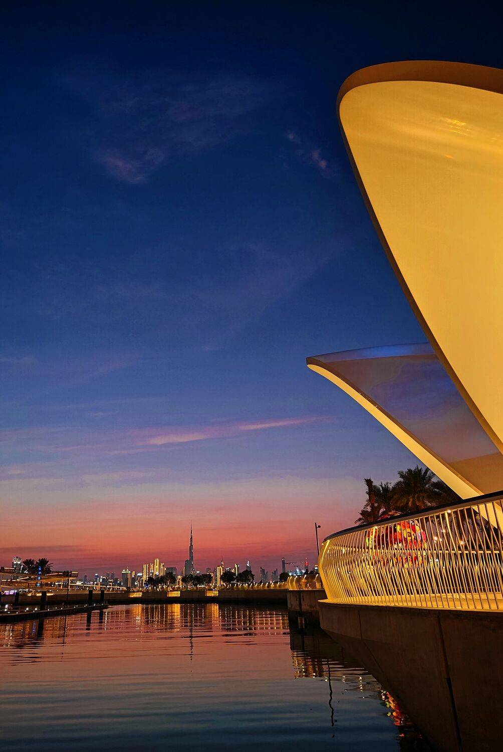 A calm sunset, reflecting the beauty around it.