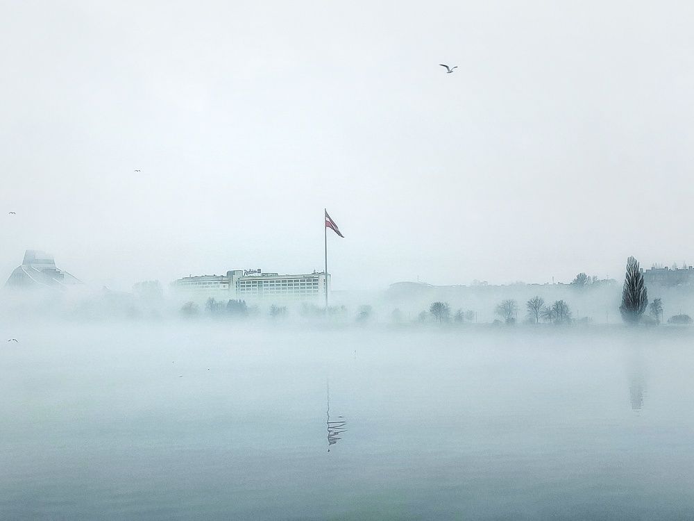 Туманный берег.