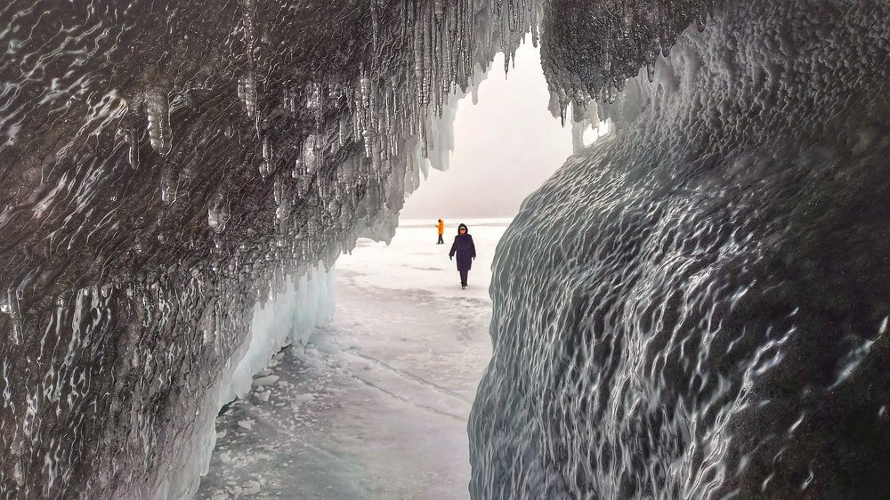 Ледяные гроты Ольхона