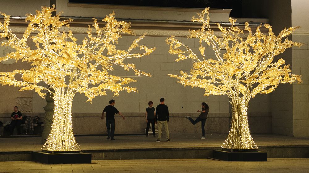 Hacky Sack in street
