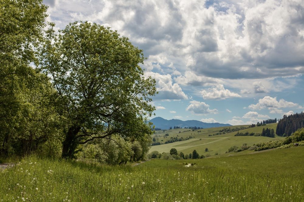 Pohlad na krásnu krajinu.