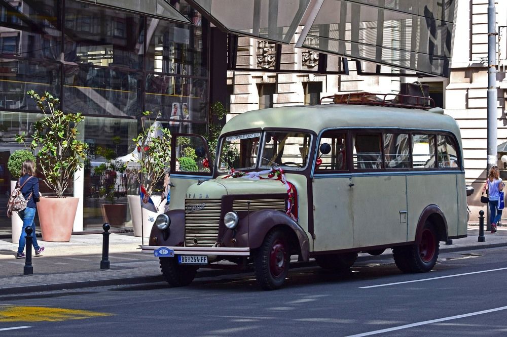 Первый сербский автобус