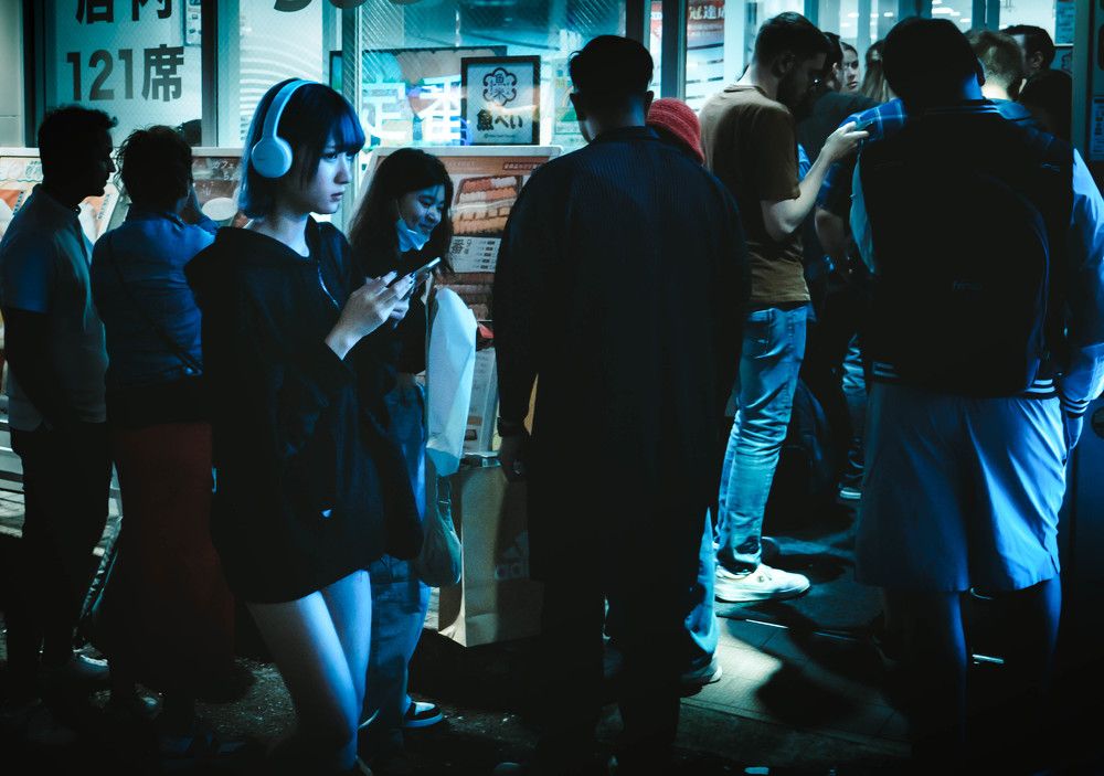 Night Walk in Shibuya.