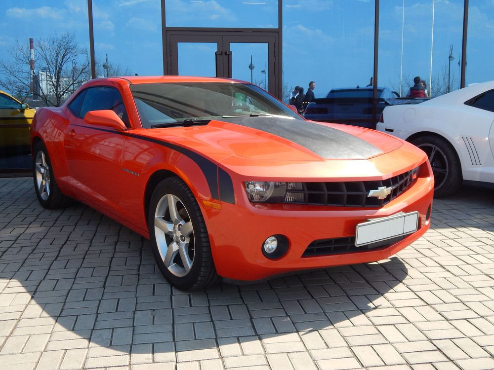 Red Chevrolet car.