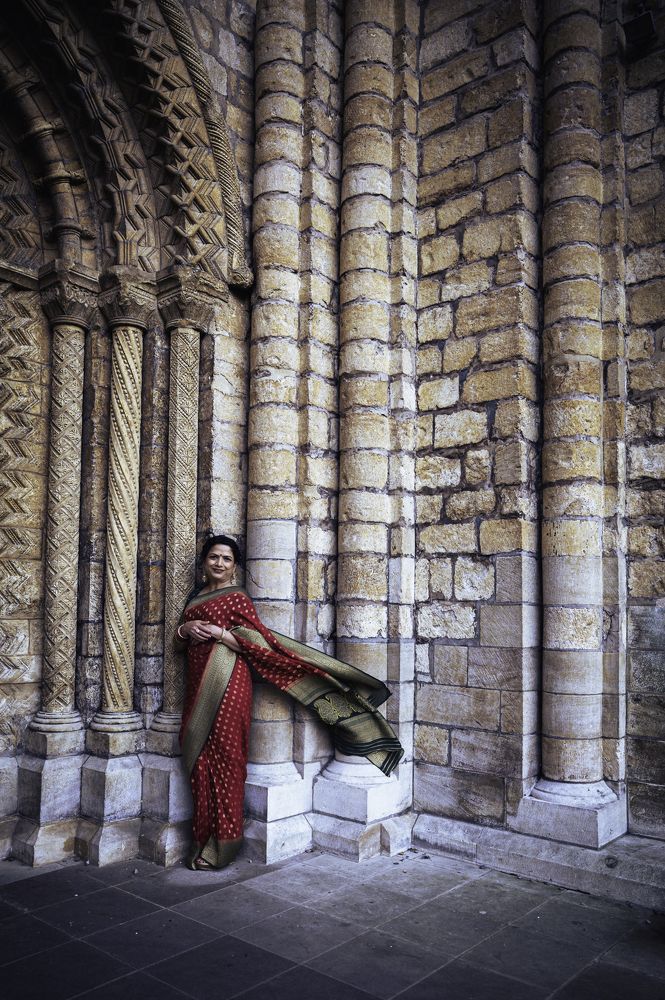 Lady in saree