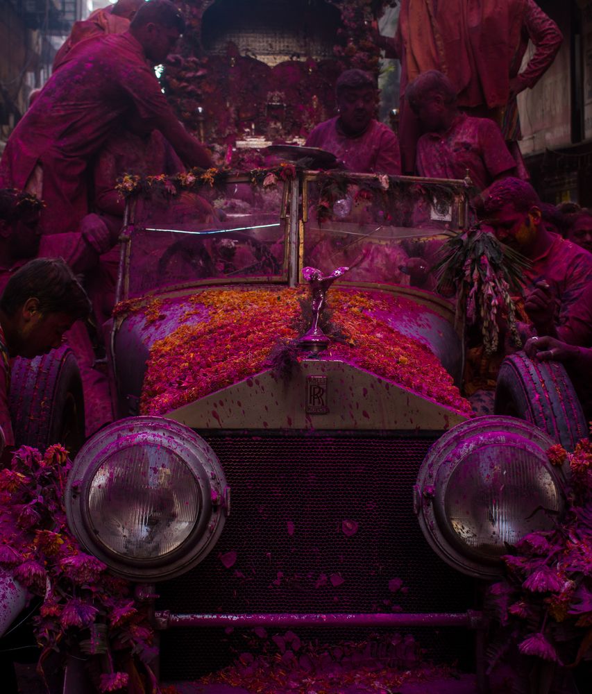 The 'Holi' Rolls Royce