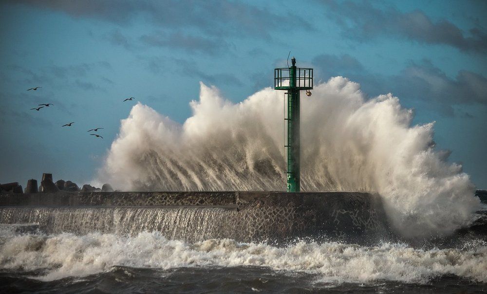 Storm on the Baltic Sea