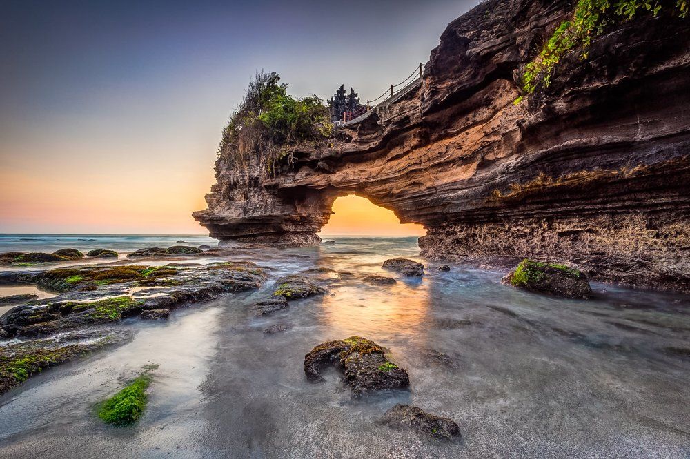 Sunset at Tanah Lot Bali