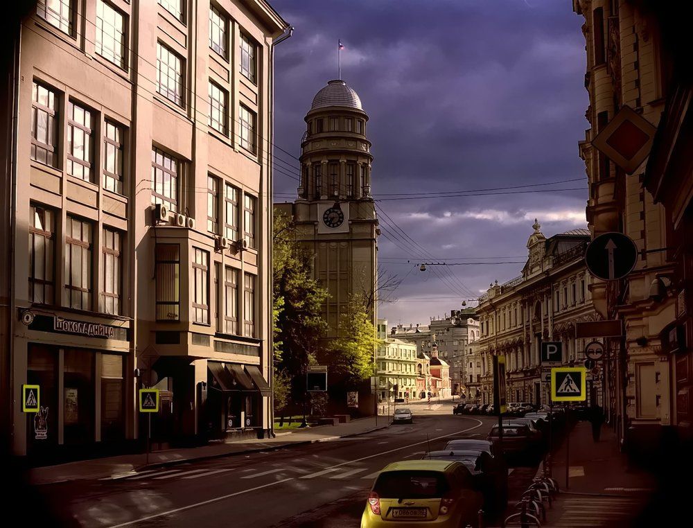 Утро на Ильинке