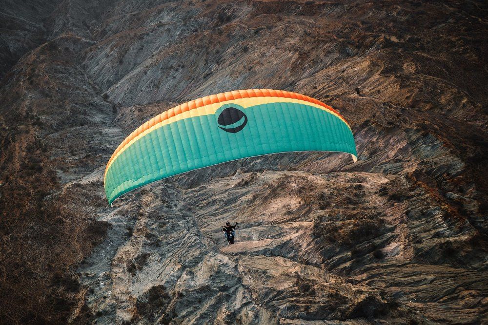 Inspecting the mountains