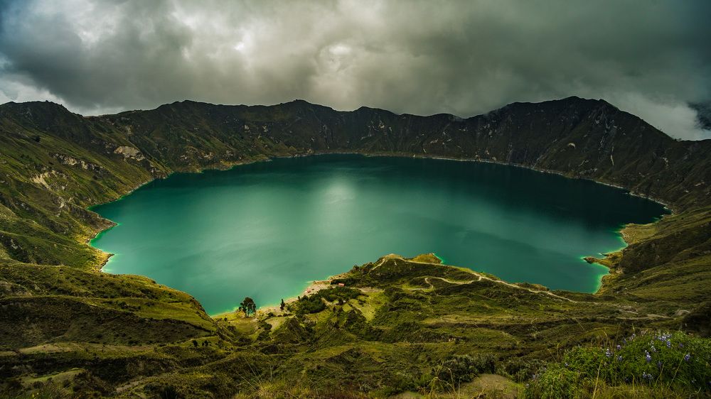 Quilotoa about to be covered