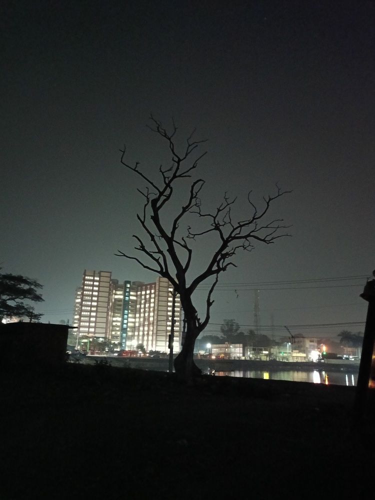 Darkness glow at night