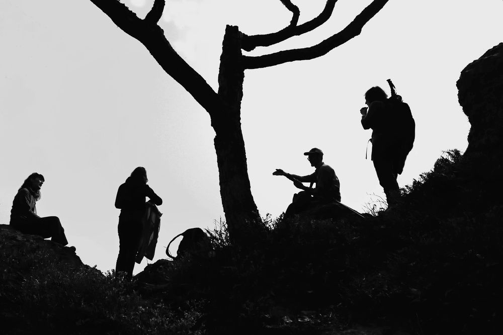 Group of excursionists