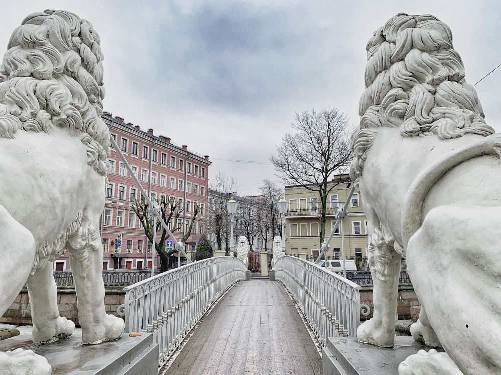 Львиный мостик. Санкт-Петербург