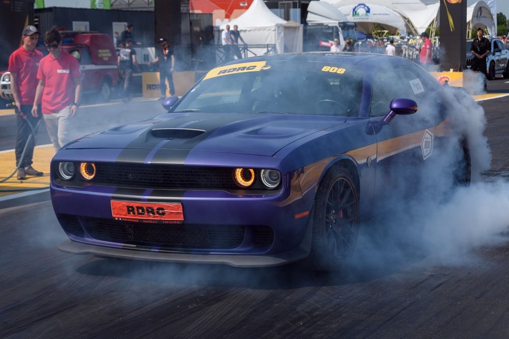 Разогрев шин перед стартом