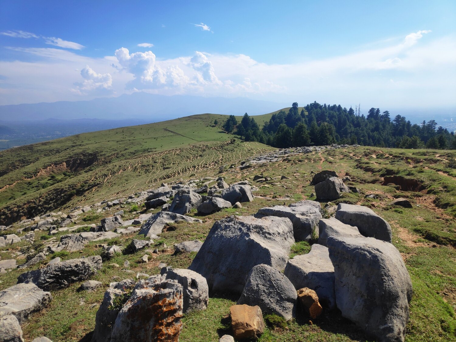 Cool scenery on a mountain top
