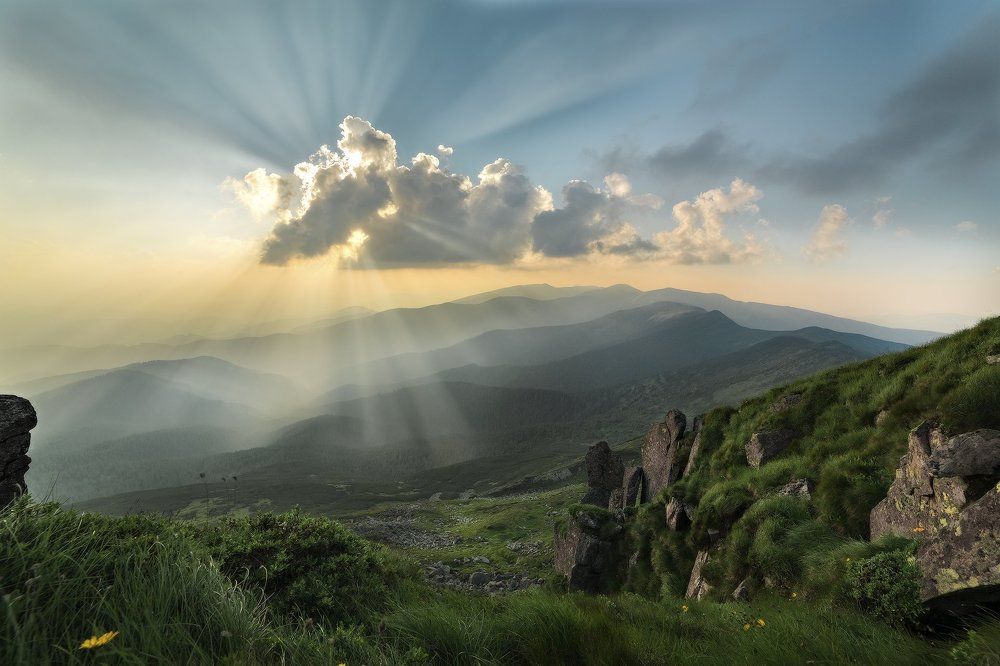 Солнечные лучи