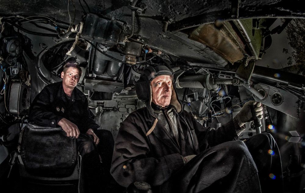 в танке (Т-34)