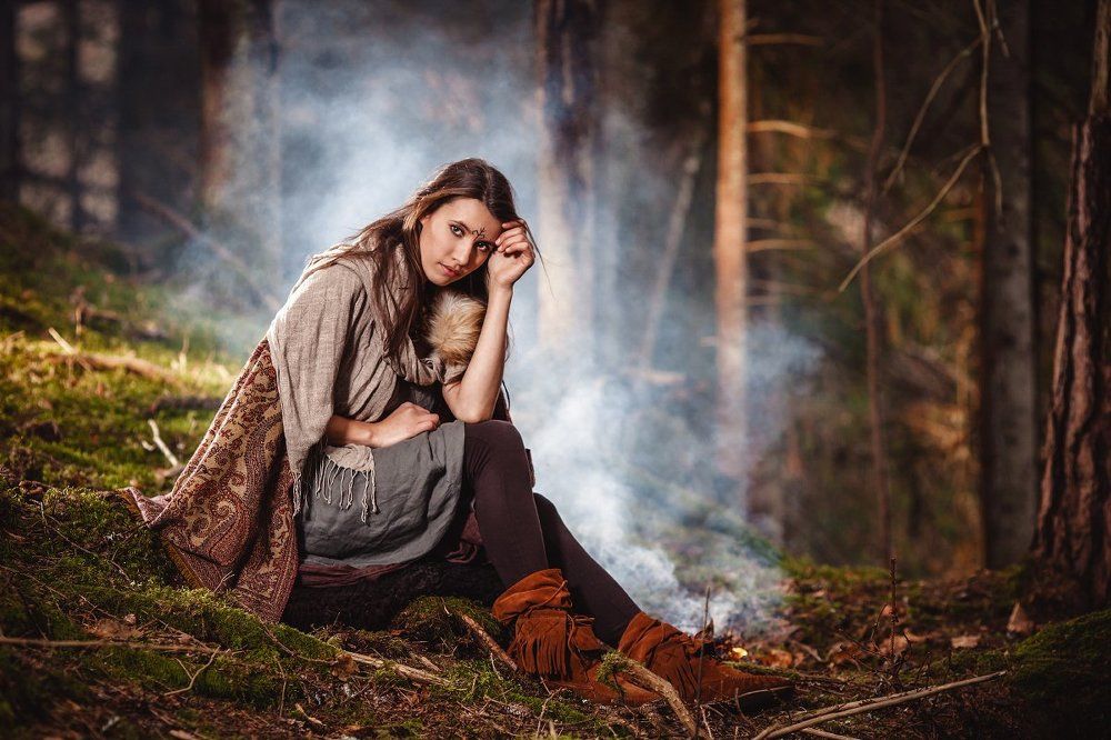 The girl who dances with wolves