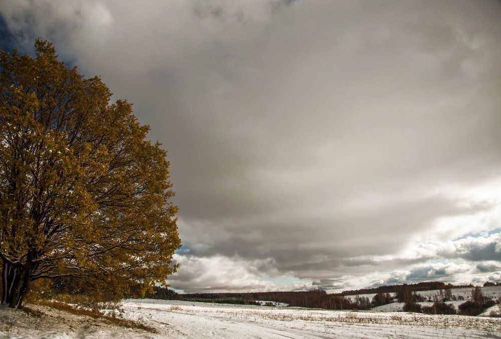 Снежный октябрь