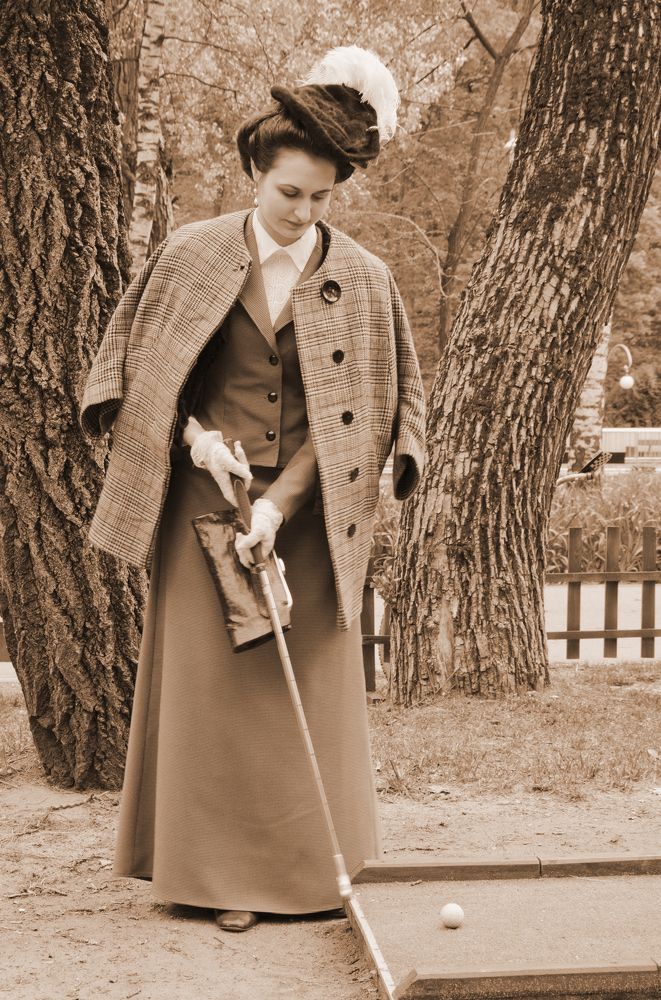 Гольфистка