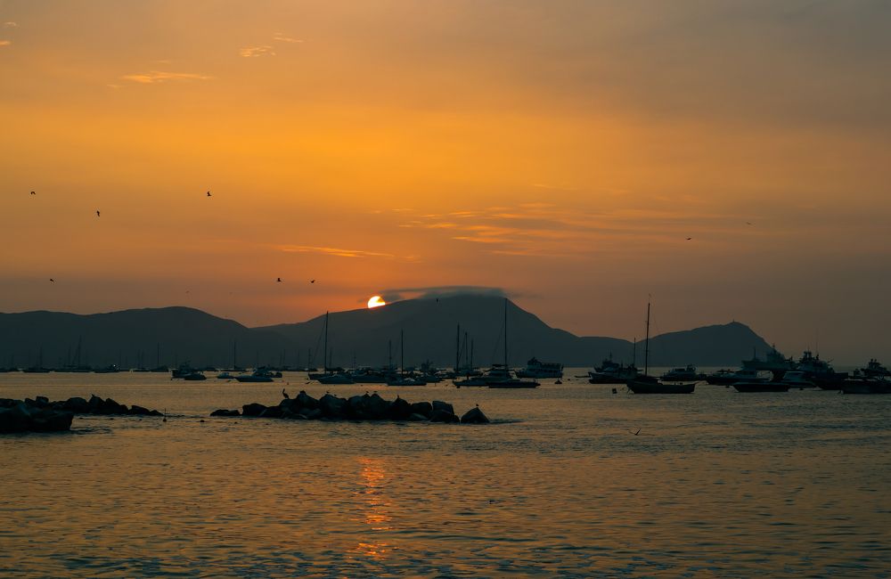 San Lorenzo al atardecer