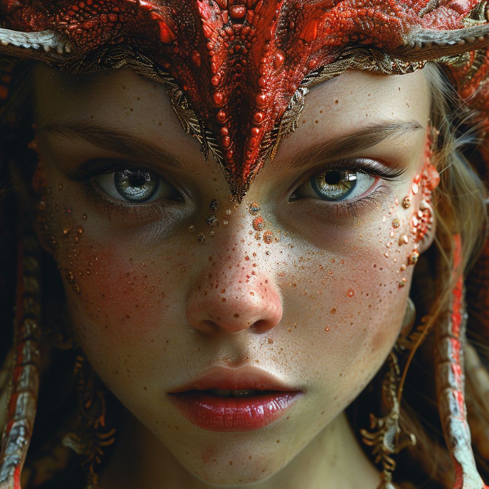 Девочка колдунья.