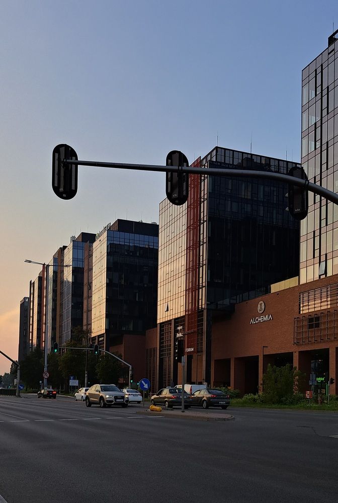 Вечерний город Гданьск