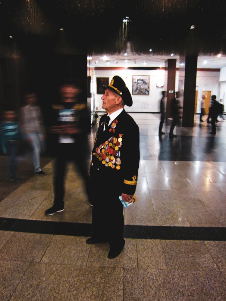 Ветеран Великой Отечественной войны во время праздника Победы 9 мая ! Veteran of the Great Patriotic War during the Victory Day on May 9!