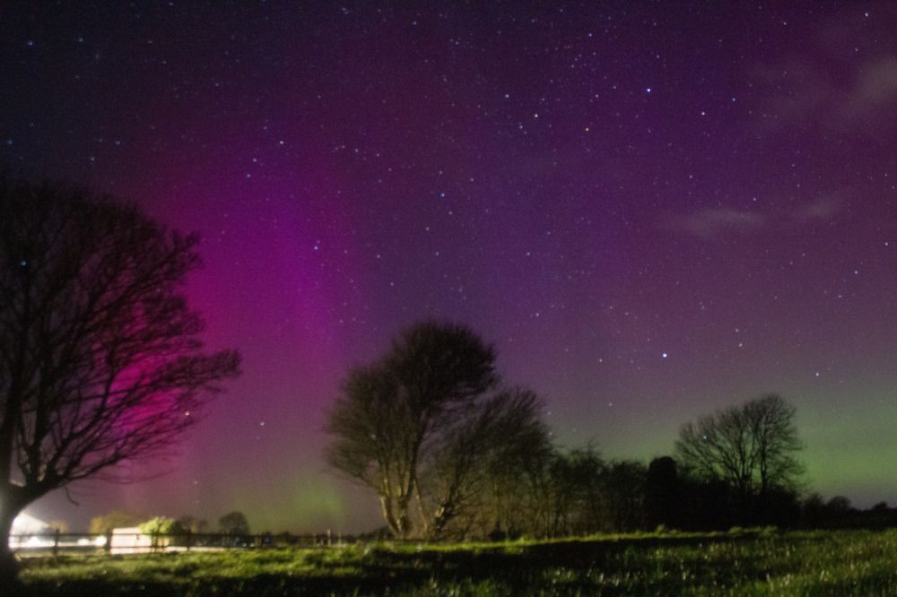 Aurora under irish skies