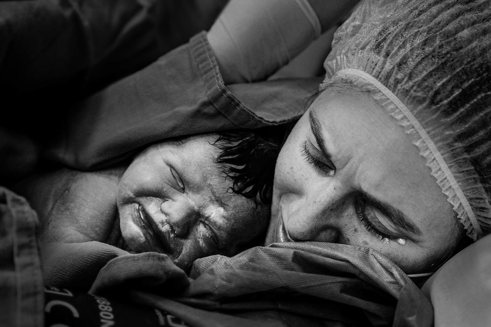 Lágrimas de felicidad.