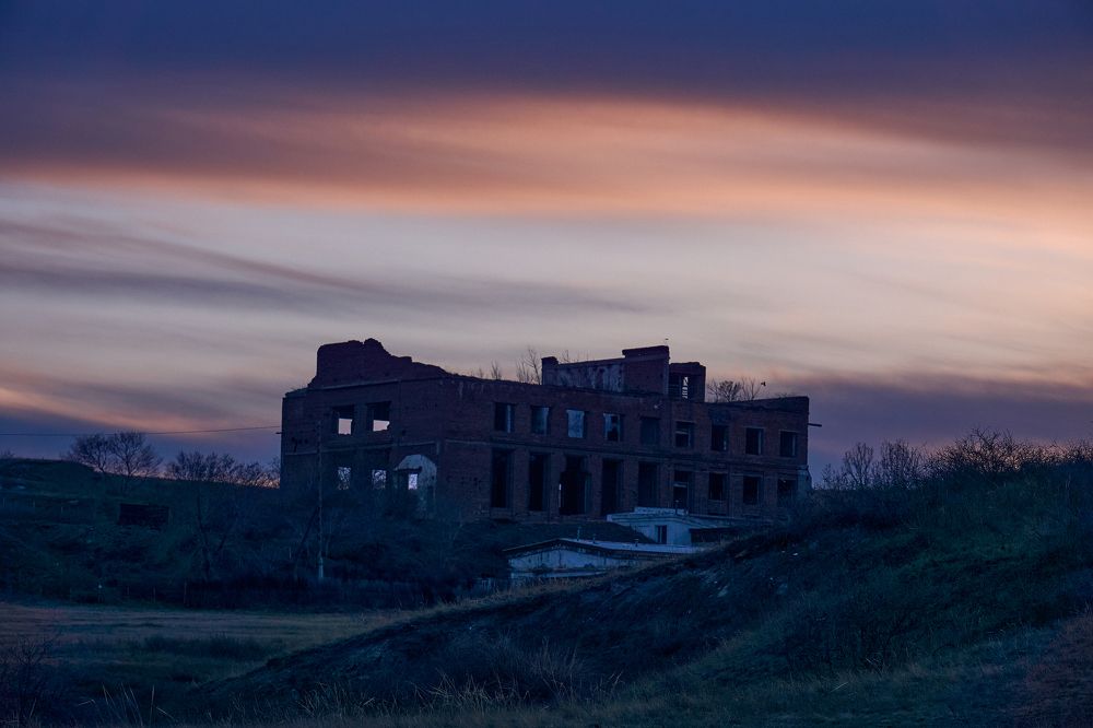 Заброшенный сахарный завод.