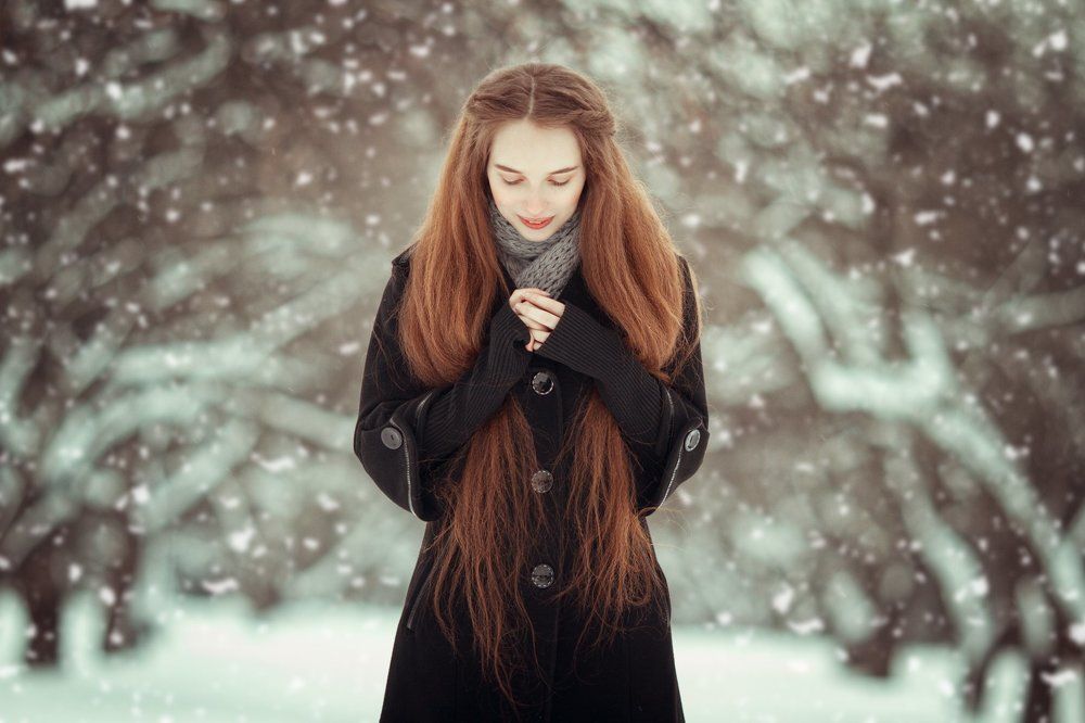 Даша и первый снег