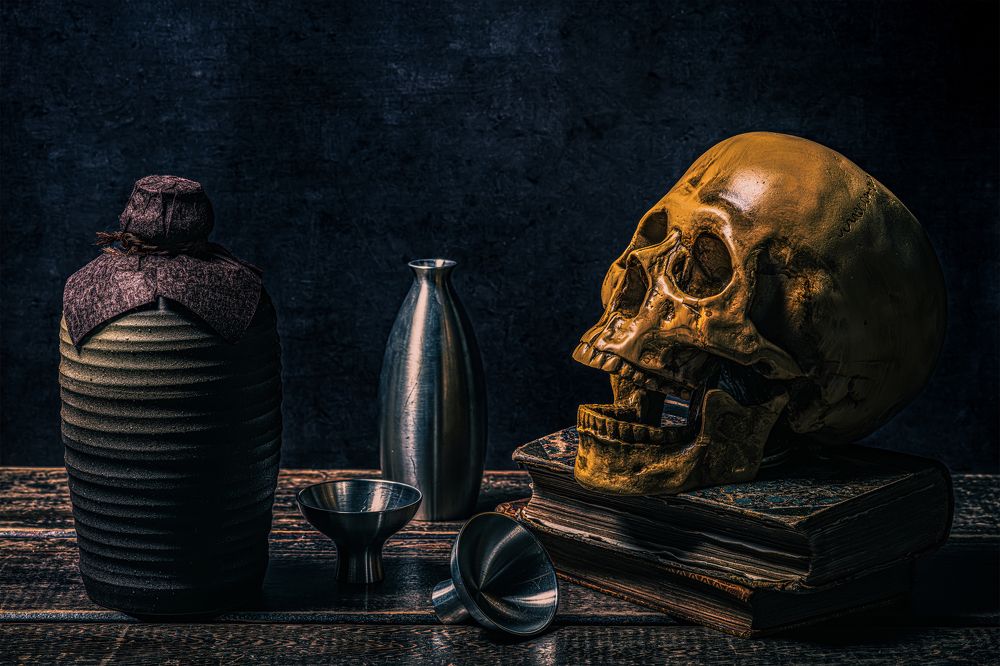 Life drowning in alcohol