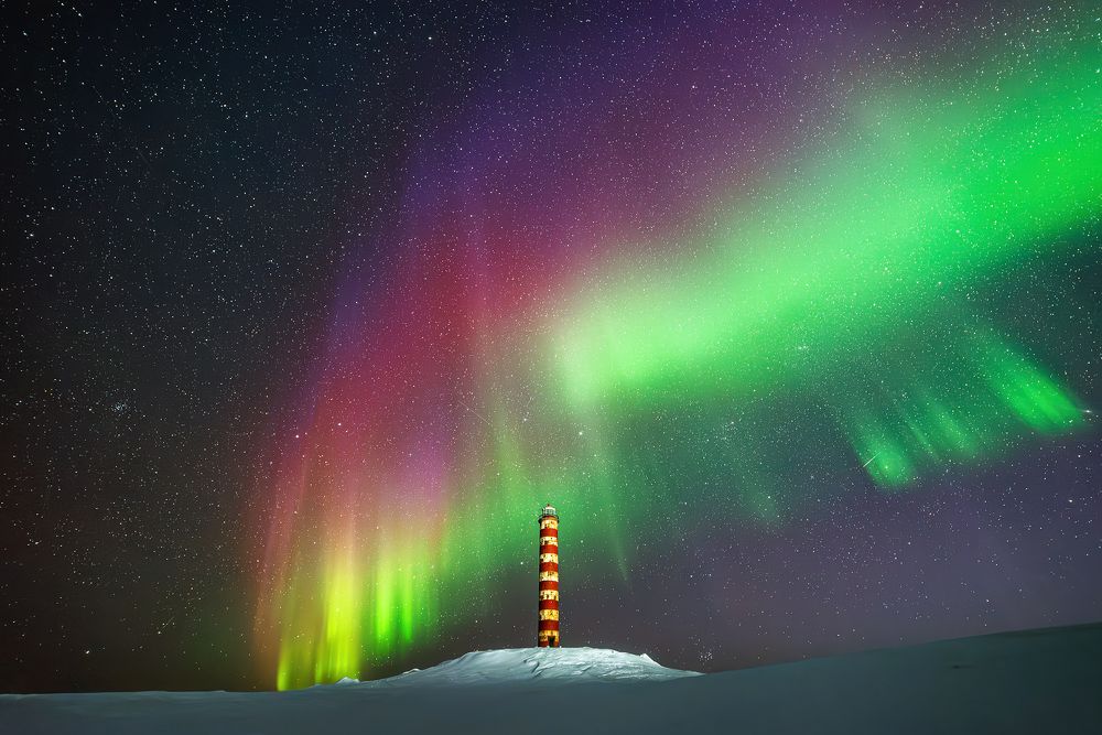 Спектр полярного сияния