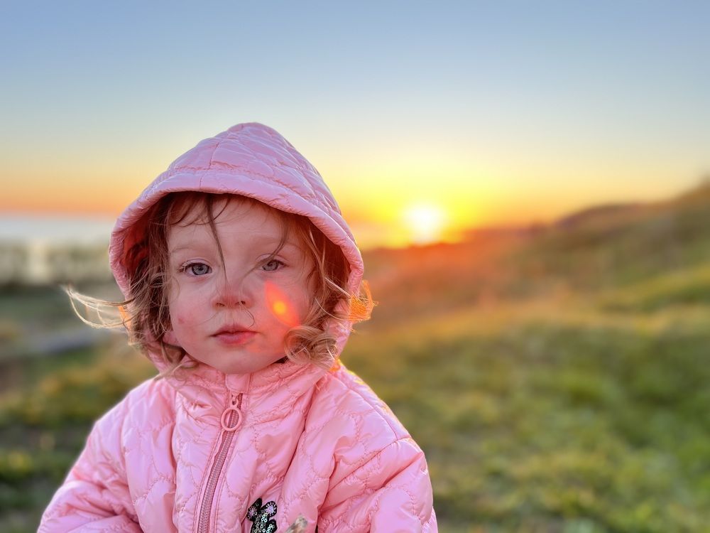 Поцелуй закатного солнца.