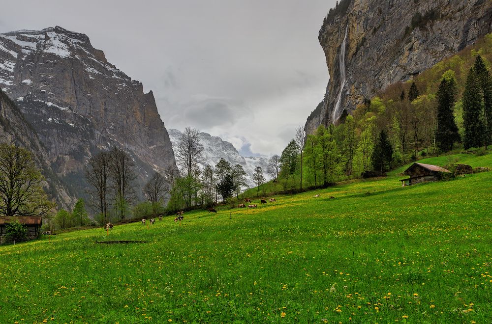 В долине водопадов