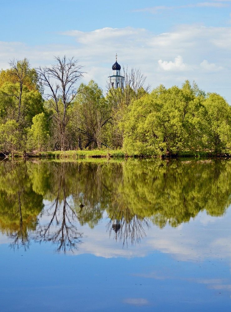 Вид на Церковь Вознесения Господня в Сенницах