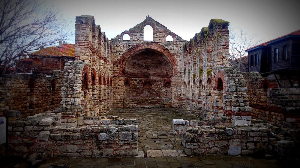 Старое здание Несебр. Болгария