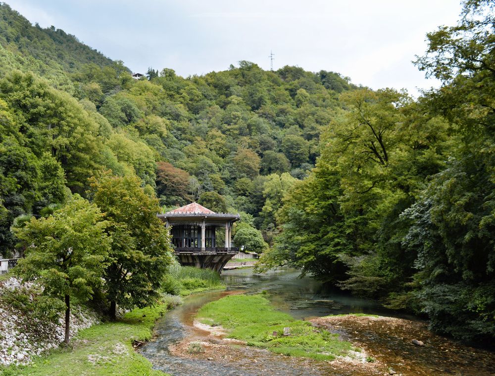 Железнодорожная станция в Новом Афоне