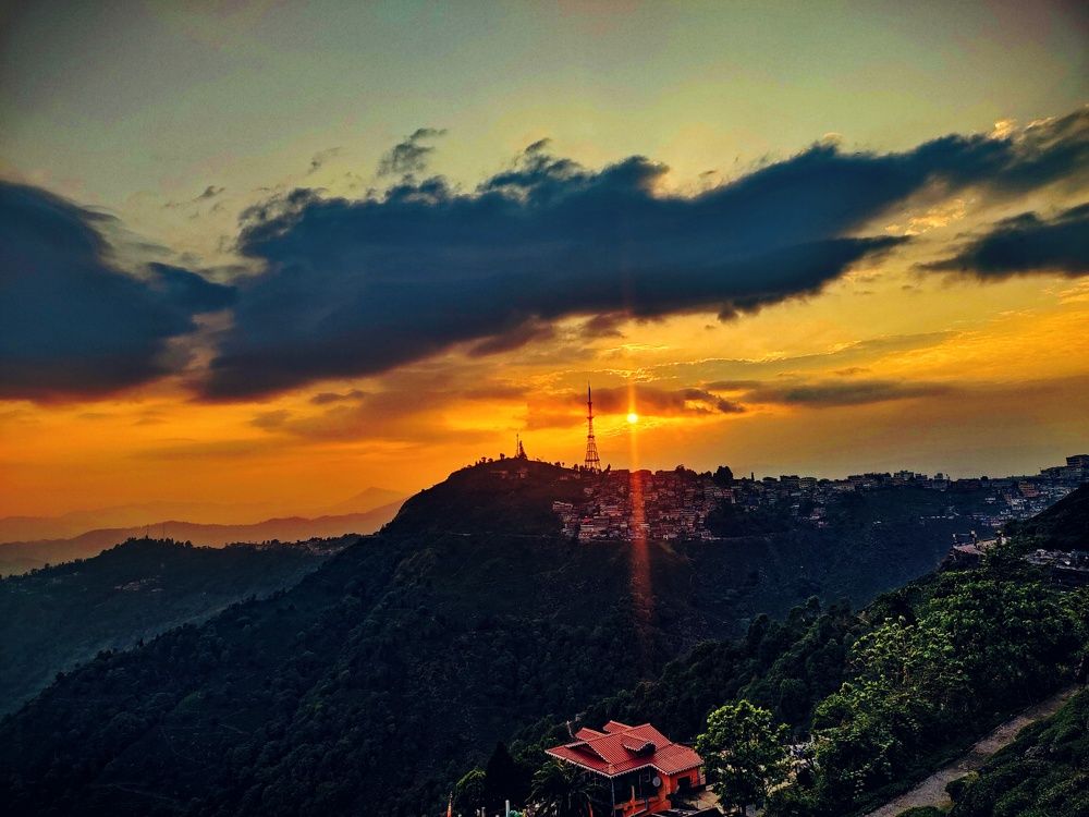 Sunset from Kurseong