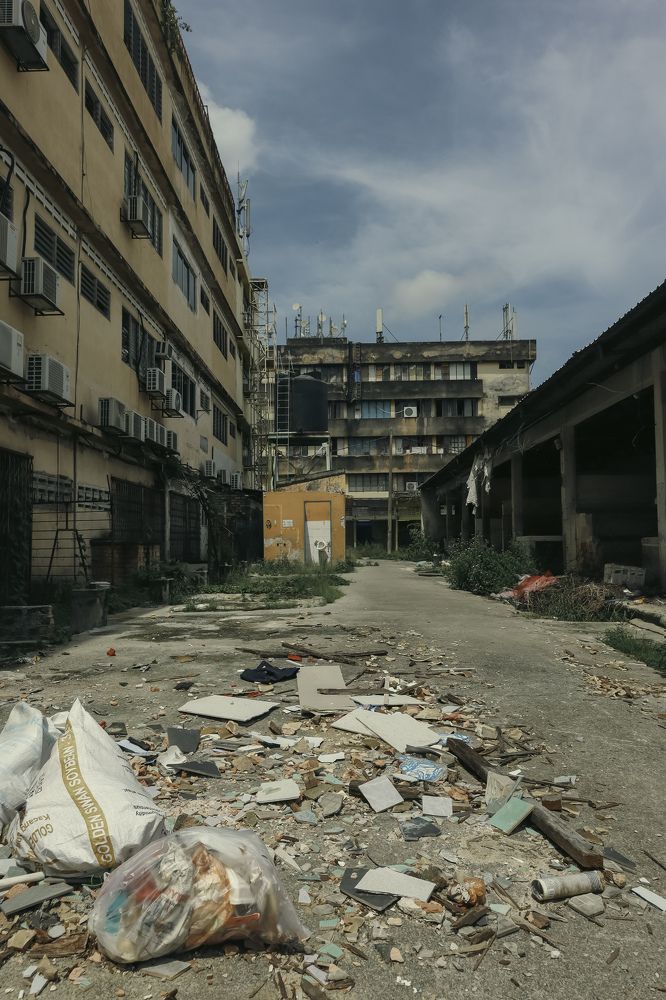 Old pasar in Serdang, Malaysia