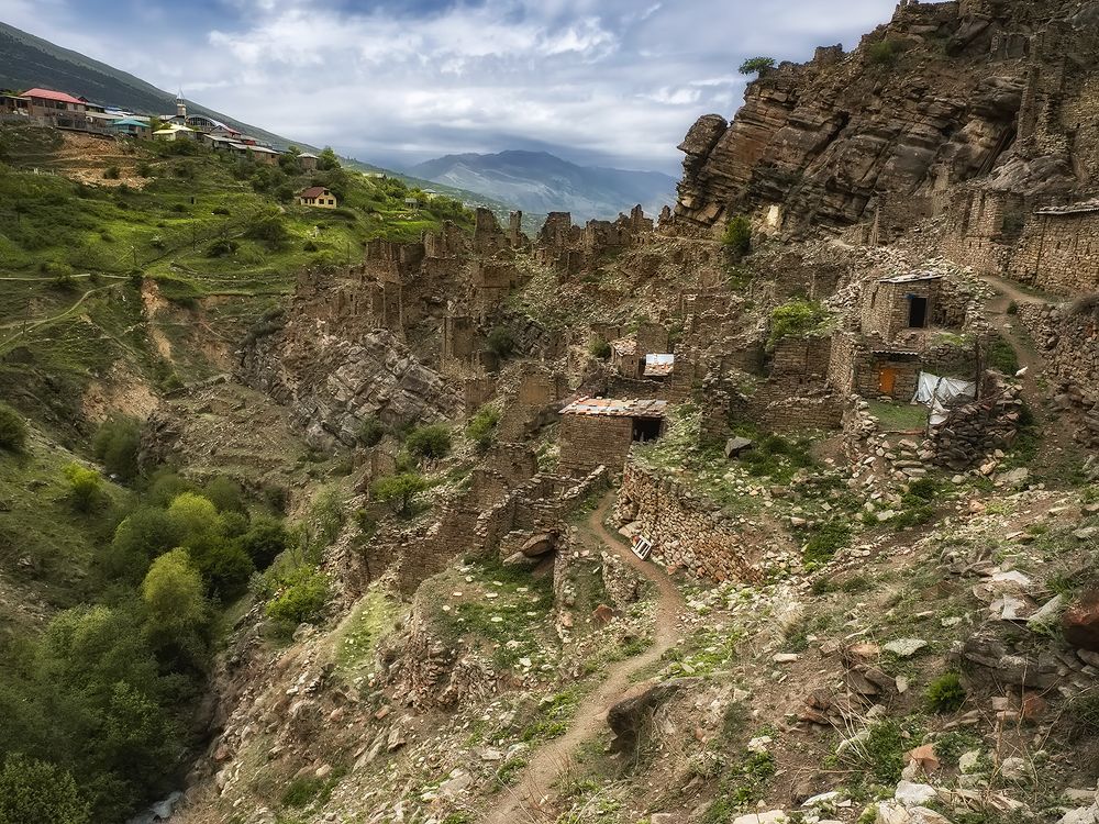 Заброшенное село в Дагестане